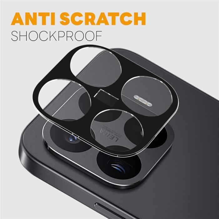 Bild 2, NORTHJO NORTHJO Xiaomi 17T 2-PACK Linsskydd Härdat glas Svart - Teknikhallen.se