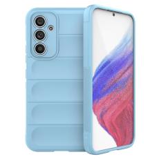  Samsung Galaxy A54 5G Skal Magic Shield TPU Ljus Bl&aring; - Teknikhallen.se