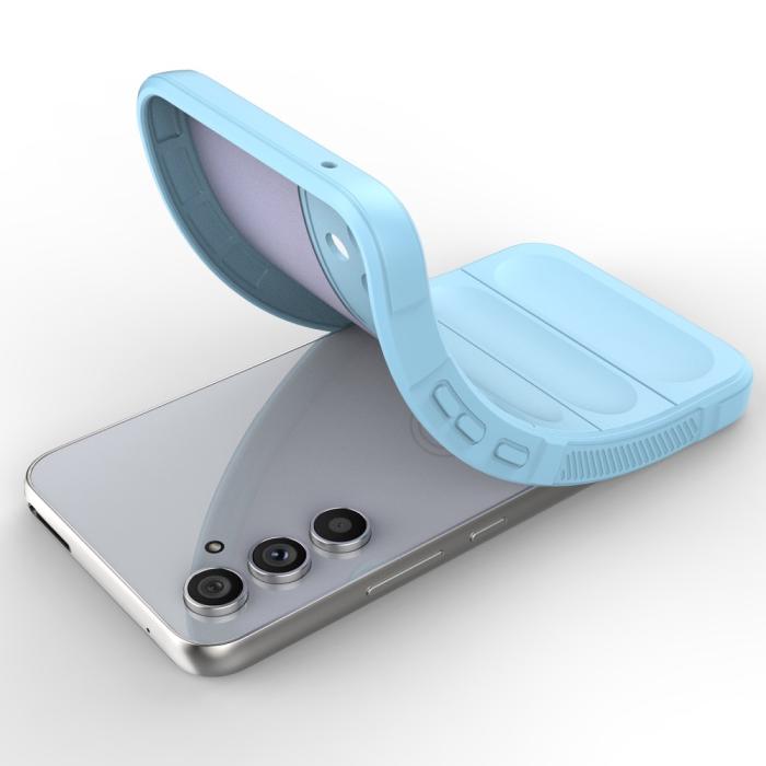 Bild 2,  Samsung Galaxy A54 5G Skal Magic Shield TPU Ljus Blå - Teknikhallen.se