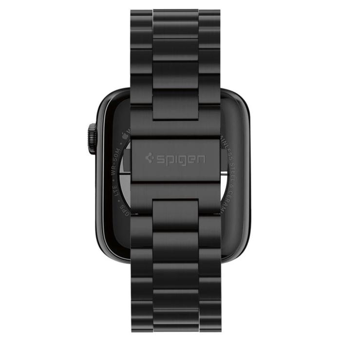 Bild 5, Spigen Spigen Apple Watch 42/44/45/46/49 mm Armband Modern Fit Svart - Teknikhallen.se