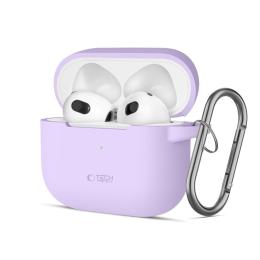 Tech-Protect Tech-Protect AirPods 3 Skal Silikon Hook Lavender - Teknikhallen.se