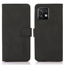 KHAZNEH KHAZNEH Motorola Edge 40 Pro 5G Fodral Retro L&auml;der Svart - Teknikhallen.se