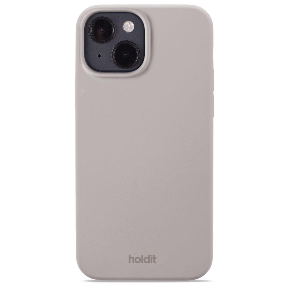 holdit holdit iPhone 15 Mobilskal Silikon Taupe - Teknikhallen.se