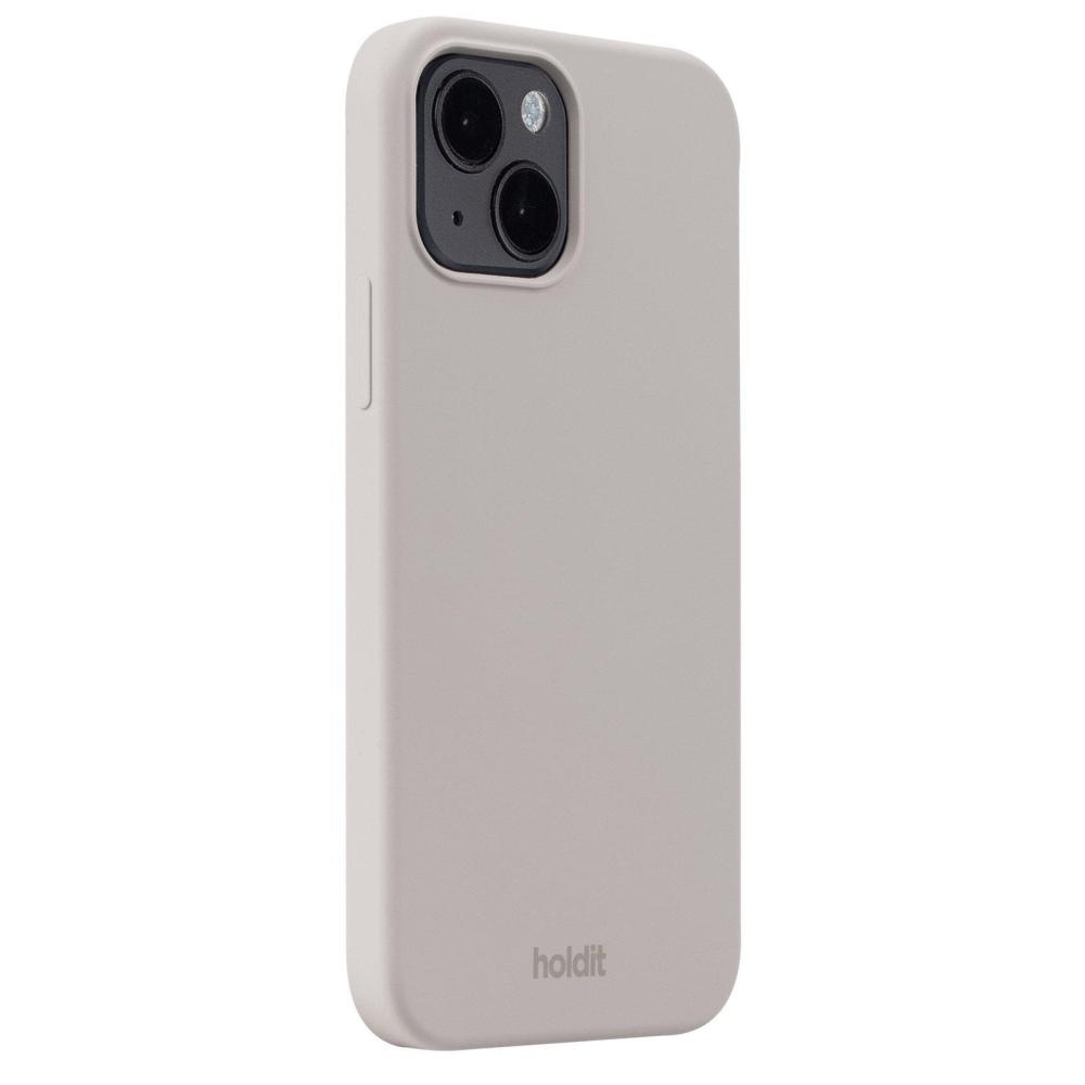 holdit holdit iPhone 15 Mobilskal Silikon Taupe - Teknikhallen.se