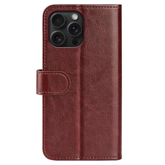 Bild 6,  iPhone 16 Pro Fodral Crazy Horse Brun - Teknikhallen.se