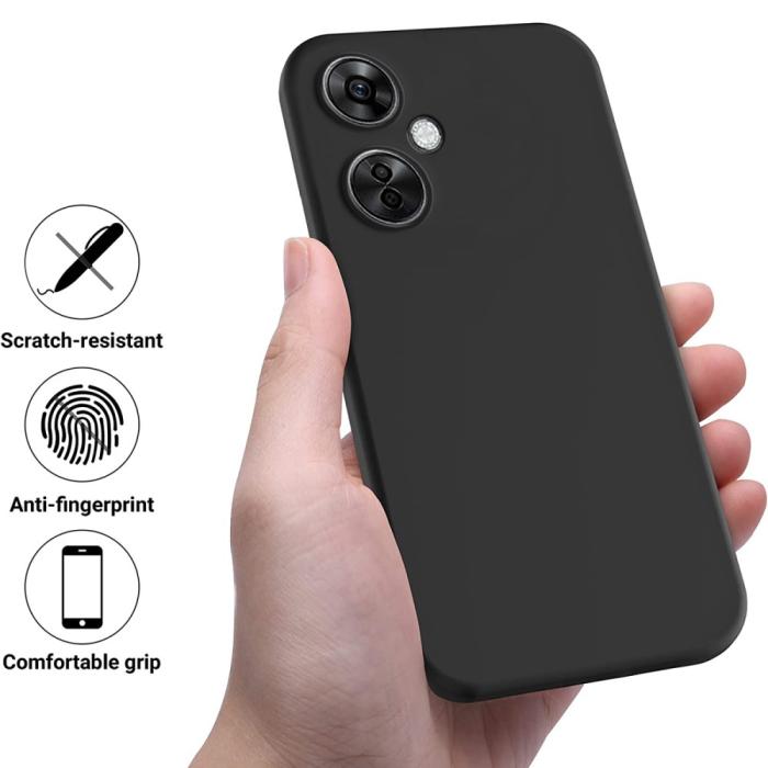 Bild 2,  OnePlus Nord CE 3 Lite 5G Skal Liquid Silikon Svart - Teknikhallen.se