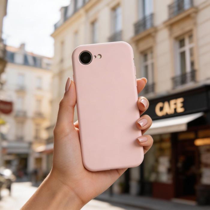 Bild 5, Tech-Protect Tech-Protect iPhone 17e / 16e Skal MagSafe Silicone Pink Pearl - Teknikhallen.se