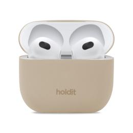 holdit holdit AirPods 3 Skal Silikon Latte Beige - Teknikhallen.se