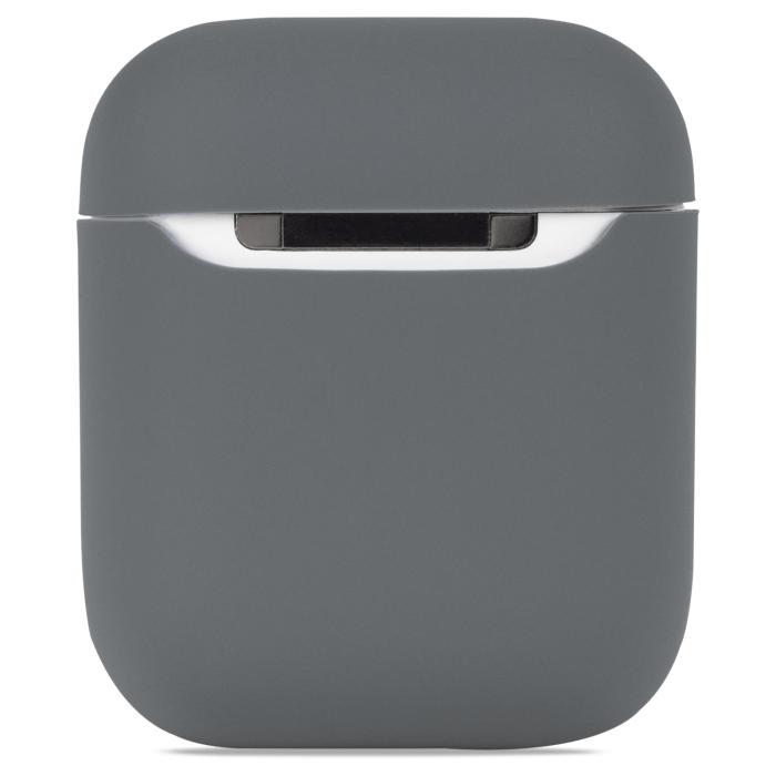 Bild 2, holdit holdit AirPods 1/2 Skal Silikon Space Gray - Teknikhallen.se