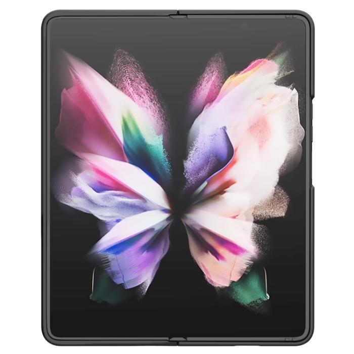 Bild 3, NILLKIN NILLKIN Galaxy Z Fold 3 Skal CamShield Liquid Silikon Svart - Teknikhallen.se