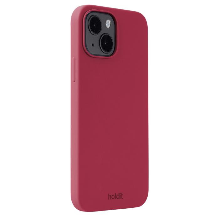 Bild 2, holdit holdit iPhone 15 Mobilskal Silikon Red Velvet - Teknikhallen.se