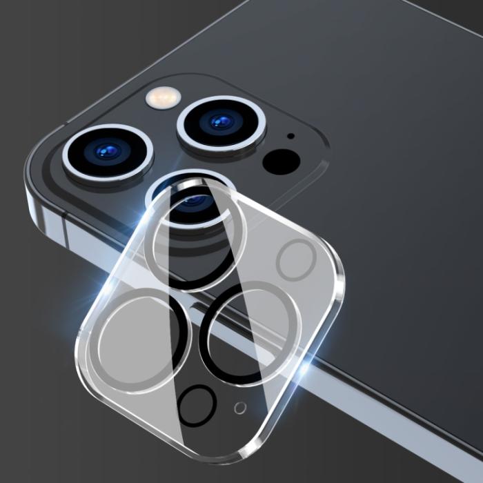 Bild 5, ENKAY ENKAY iPhone 15 Pro / 15 Pro Max 2-PACK Linsskydd BlackRing Härdat Glas - Teknikhallen.se