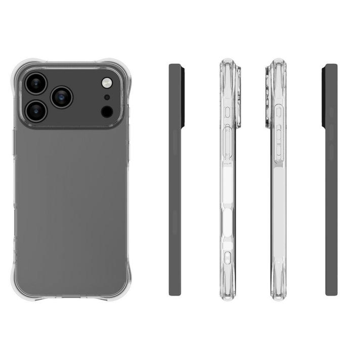 Bild 5,  iPhone 17 Pro Max Skal Shockproof TPU Transparent - Teknikhallen.se