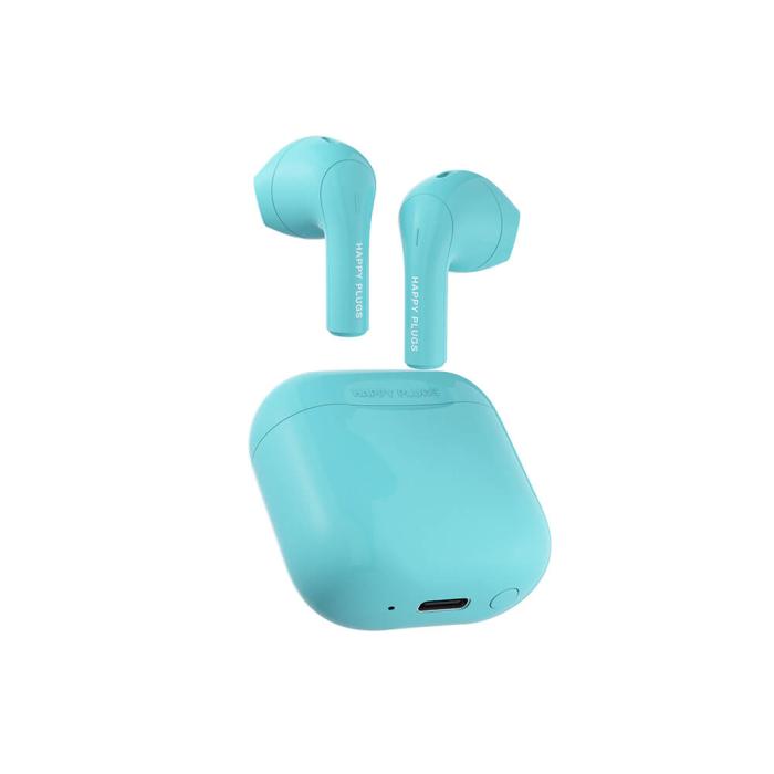 Bild 3, Happy Plugs Happy Plugs Joy Hörlurar In-Ear TWS Turkos - Teknikhallen.se