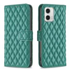  Motorola Moto G73 5G Fodral Diamond L&auml;der Gr&ouml;n - Teknikhallen.se