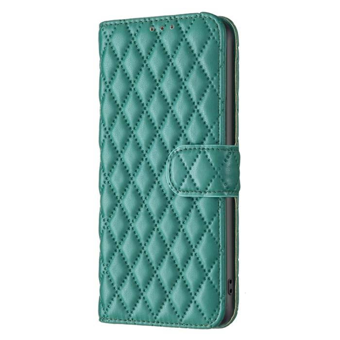Bild 2,  Motorola Moto G73 5G Fodral Diamond Läder Grön - Teknikhallen.se