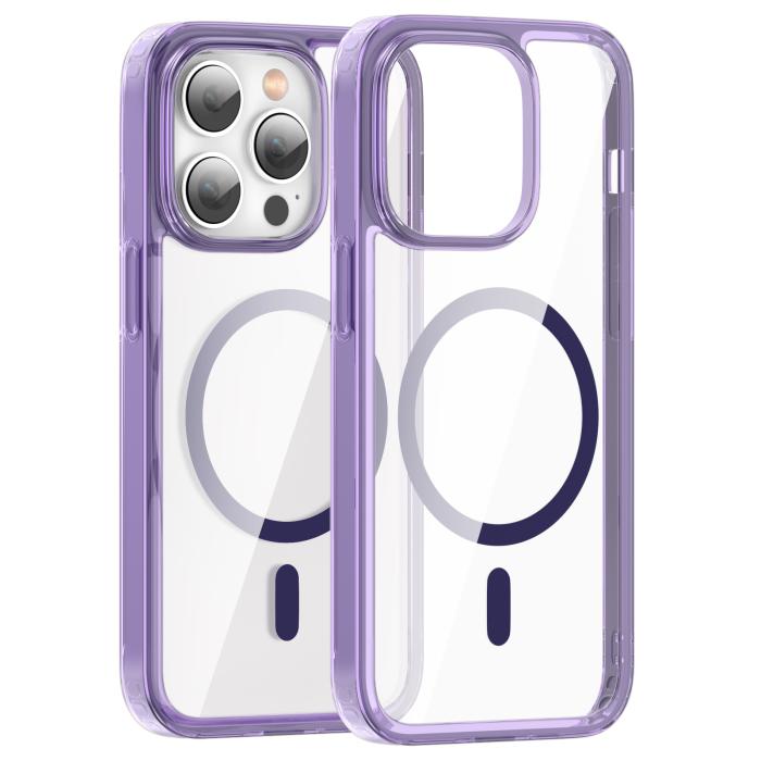 Bild 2, ColorPop ColorPop iPhone 14 Pro Max Skal CH MagSafe Transparent/Lila - Teknikhallen.se