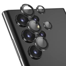 ENKAY ENKAY Samsung Galaxy S23 Ultra Linsskydd H&auml;rdat Glas Svart - Teknikhallen.se