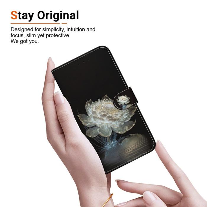 Bild 4,  Samsung Galaxy A27 5G Fodral Läder Blomma Vit - Teknikhallen.se