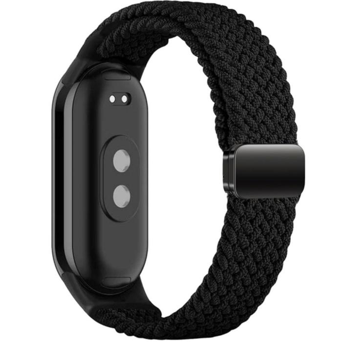 Bild 2, Tech-Protect Tech-Protect Xiaomi Smart Band 10/9/8 Armband NylonMag Svart - Teknikhallen.se