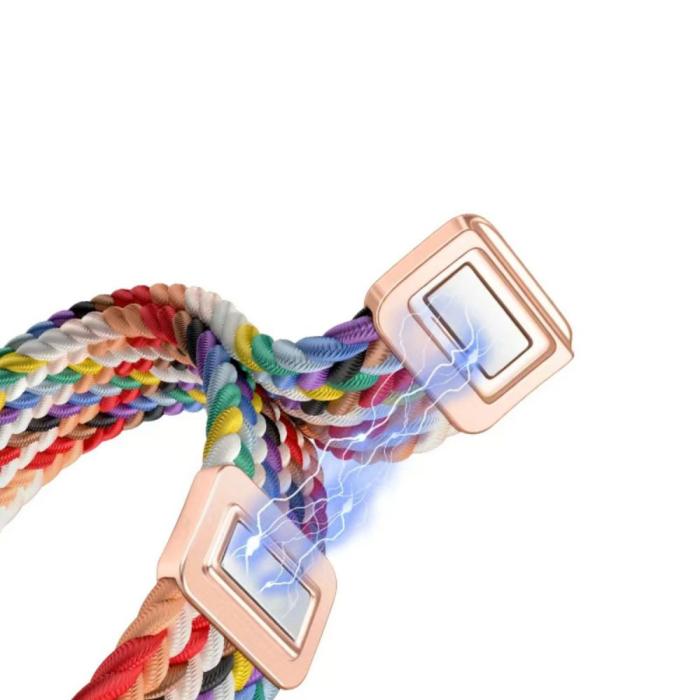 Bild 3, Tech-Protect Tech-Protect Xiaomi Smart Band 10/9/8 Armband NylonMag Svart - Teknikhallen.se