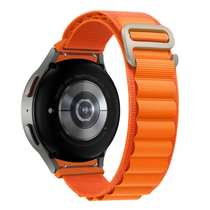 Bild 2, Tech-Protect Tech-Protect Galaxy Watch 4/5/5 Pro/6/7/FE Armband Nylon Pro Orange - Teknikhallen.se