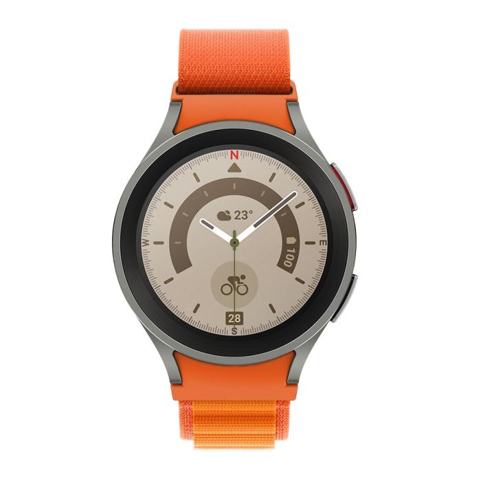 Bild 3, Tech-Protect Tech-Protect Galaxy Watch 4/5/5 Pro/6/7/FE Armband Nylon Pro Orange - Teknikhallen.se