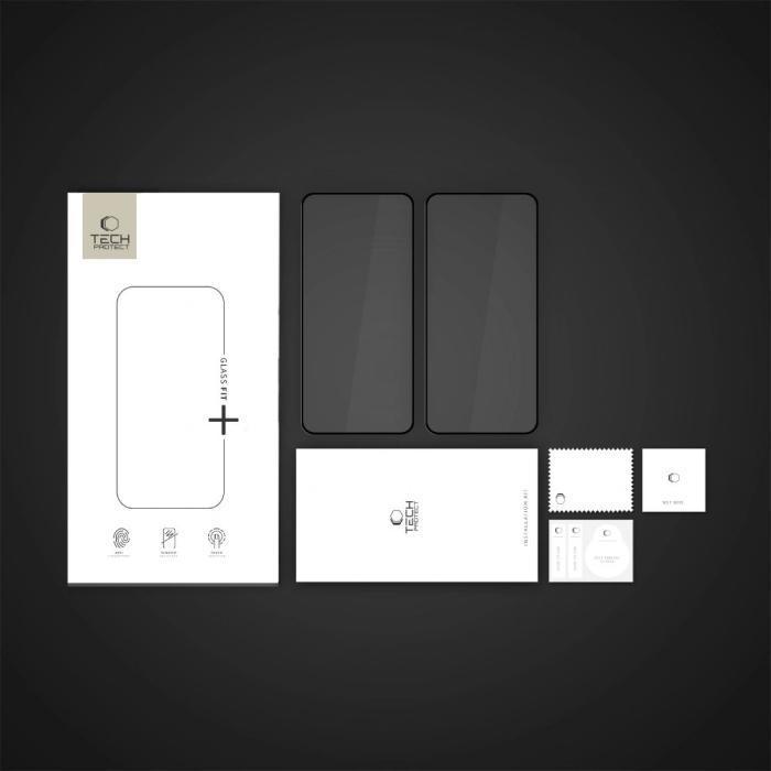 Bild 5, Tech-Protect Tech-Protect Galaxy S25 Edge 2-PACK Skärmskydd GlassFit+ Härdat Glas - Teknikhallen.se