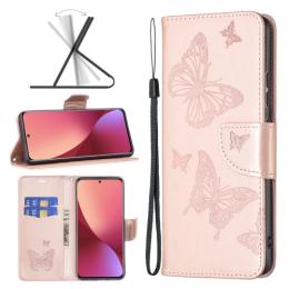  Xiaomi 12 Fodral Tryck Butterfly Roséguld - Teknikhallen.se