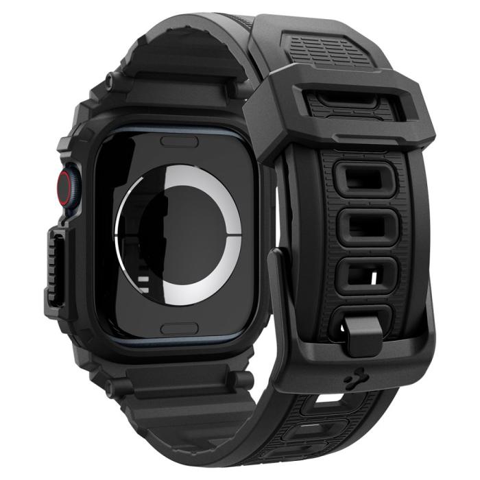 Bild 2, Spigen Spigen Apple Watch 11/10 42 mm Skal/Armband Rugged Armor 'Pro' Matt - Teknikhallen.se
