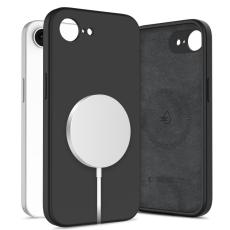 Tech-Protect Tech-Protect iPhone 17e / 16e Skal MagSafe Silicone Svart - Teknikhallen.se
