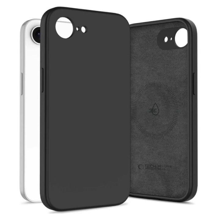 Bild 2, Tech-Protect Tech-Protect iPhone 17e / 16e Skal MagSafe Silicone Svart - Teknikhallen.se