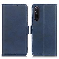  Sony Xperia 1 V Fodral Magnetisk St&auml;ngning Bl&aring; - Teknikhallen.se