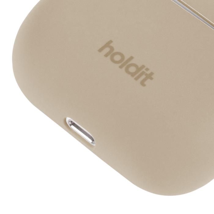 Bild 3, holdit holdit AirPods 3 Skal Silikon Latte Beige - Teknikhallen.se