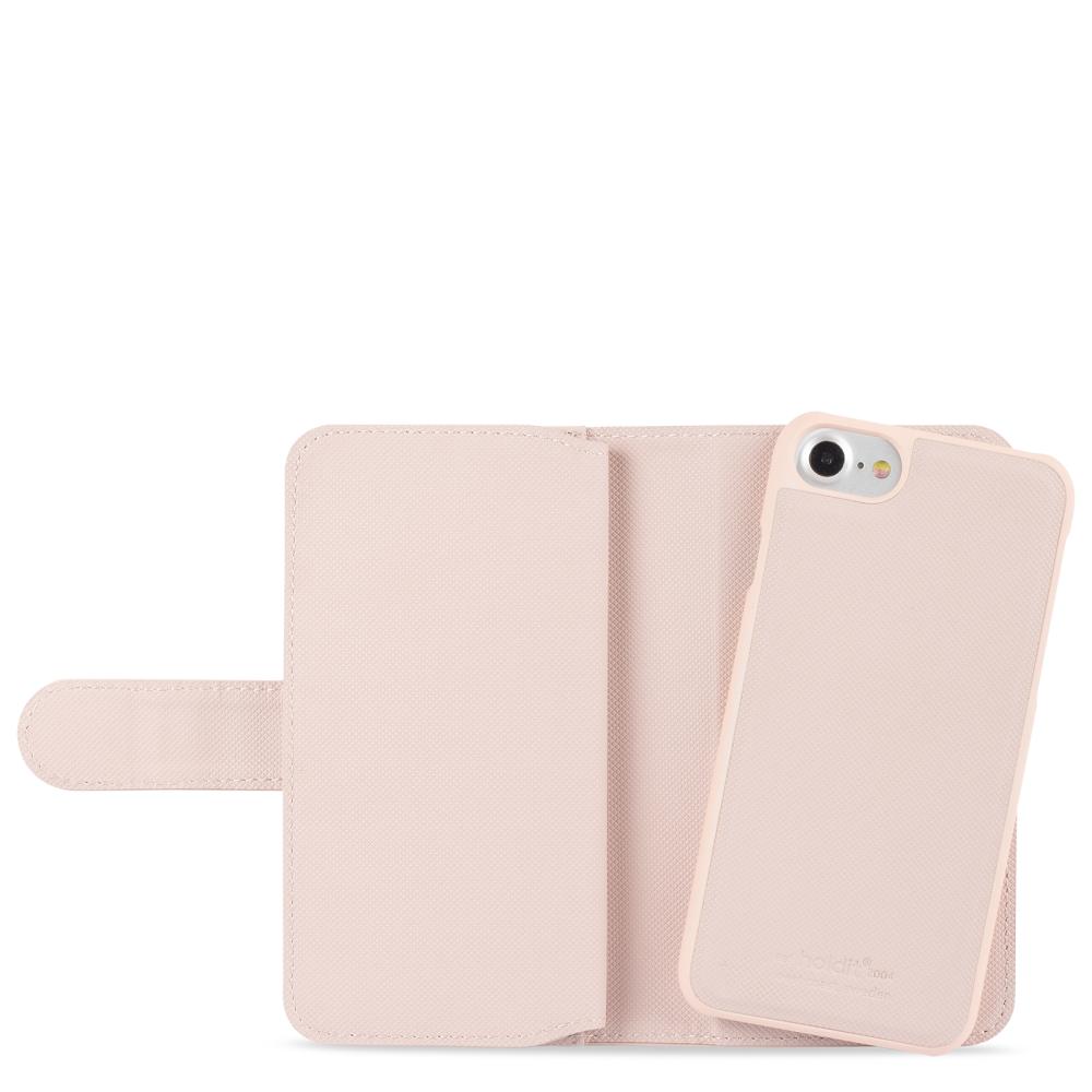 holdit holdit iPhone 6/6S/7/8/SE 2020/2022 Flerfack 2in1 Magnet Fodral/Skal Blush Pink - Teknikhallen.se