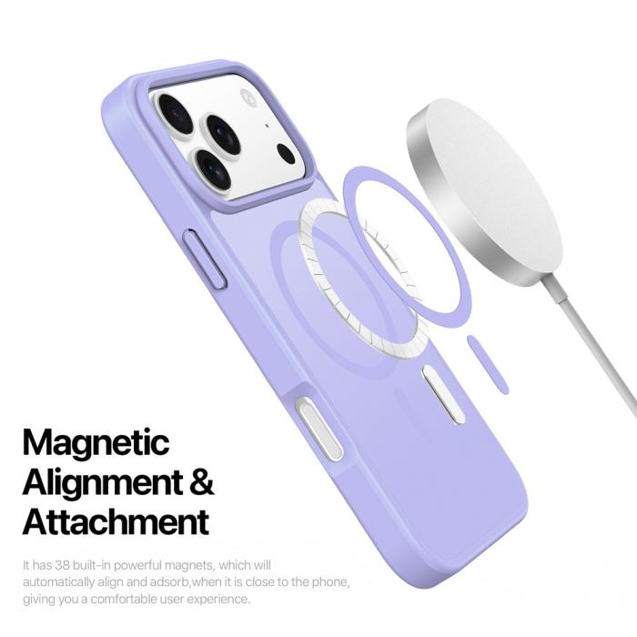 Bild 6, DUX DUCIS DUX DUCIS iPhone 17 Pro Max Skal MagSafe Yind Series Lila - Teknikhallen.se