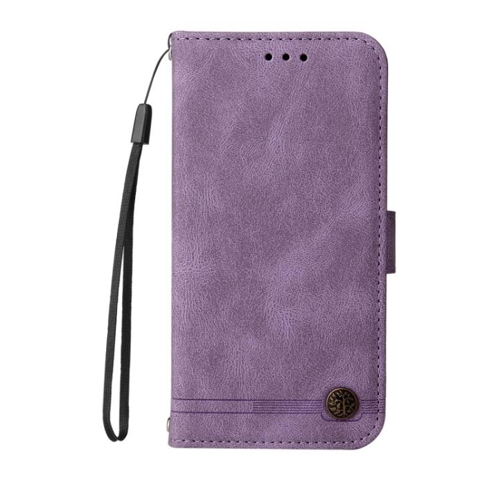 Bild 2,  iPhone 7/8/SE Fodral Skin Touch Lila - Teknikhallen.se