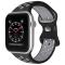 ColorPop Sportarmband Dual-Color Apple Watch 42/44/45/49 mm (M/L) Svart/Grå - Teknikhallen.se