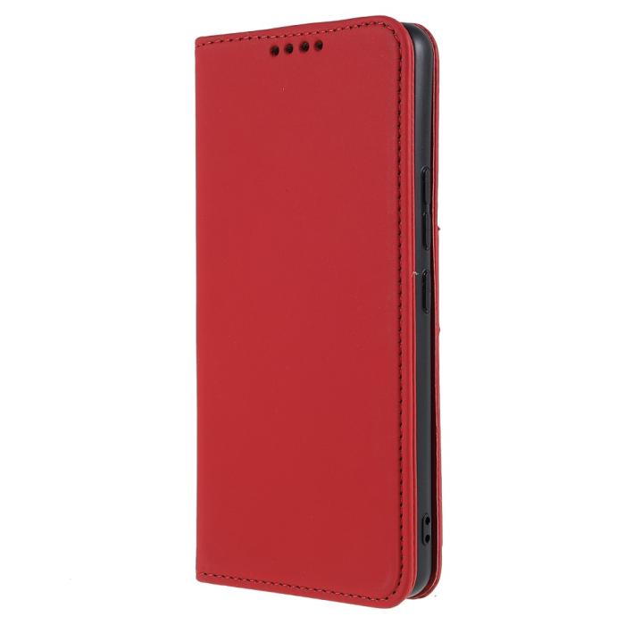 Bild 2,  Samsung Galaxy A53 5G Fodral Skin Touch Med Kortfack Röd - Teknikhallen.se