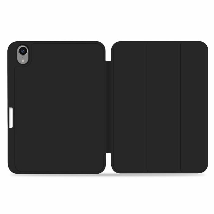 Bild 4,  iPad Mini 2024/2021 Fodral Slim Tri-Fold Pennhållare Svart - Teknikhallen.se