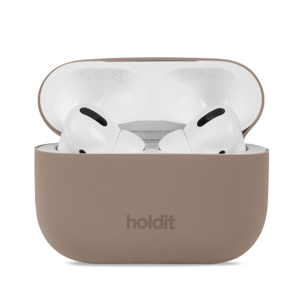 holdit holdit AirPods Pro Nygård Skal Silikon Mocha Brown - Teknikhallen.se