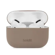 holdit holdit AirPods Pro Nyg&aring;rd Skal Silikon Mocha Brown - Teknikhallen.se