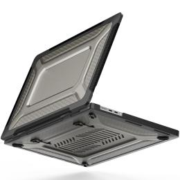  MacBook Pro 16 2021-2023 Skal Med Kickstand Svart - Teknikhallen.se