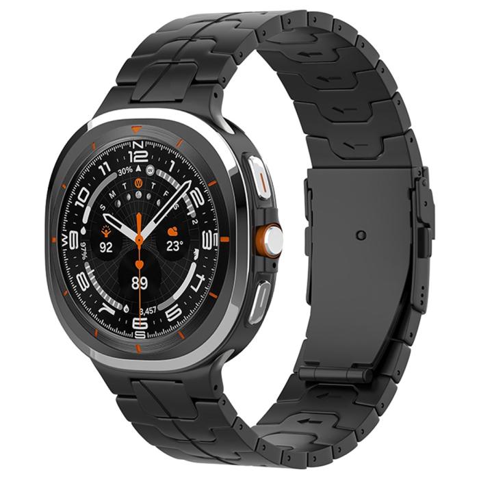 Bild 2,  Samsung Galaxy Watch 8 46/44/40 mm Armband Metall Svart - Teknikhallen.se