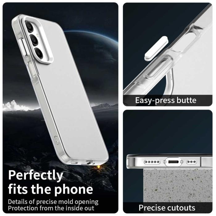 Bild 3,  Samsung Galaxy A36 5G/A56 5G Skal Hybrid Matt Vit - Teknikhallen.se