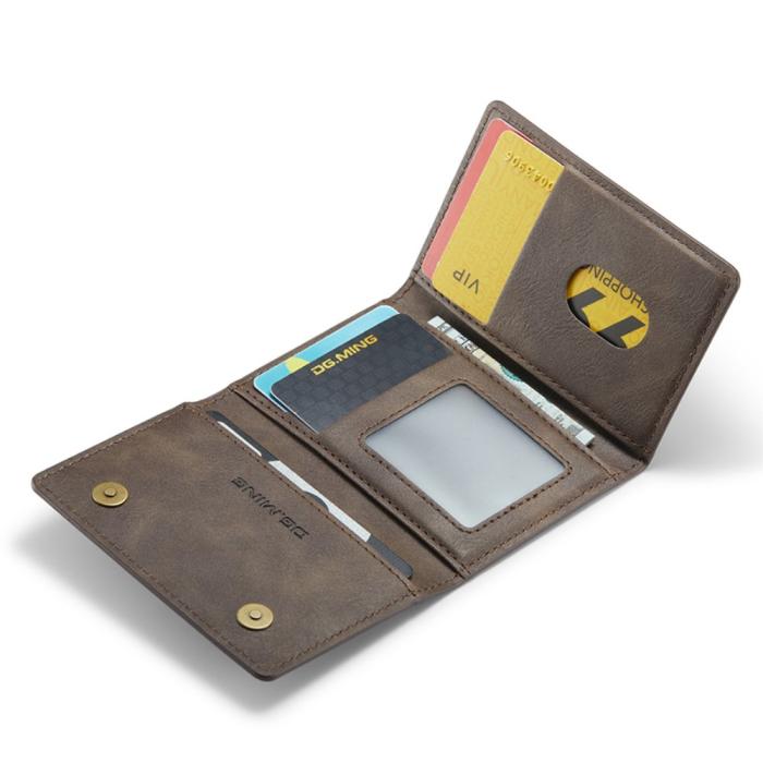 Bild 3, DG.MING DG.MING Plånbok RFID Skydd Med Sedelficka Mörk Brun - Teknikhallen.se