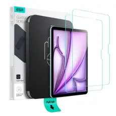 ESR ESR iPad Air 11 2026-2024 2-PACK Sk&auml;rmskydd UltraFit H&auml;rdat Glas - Teknikhallen.se