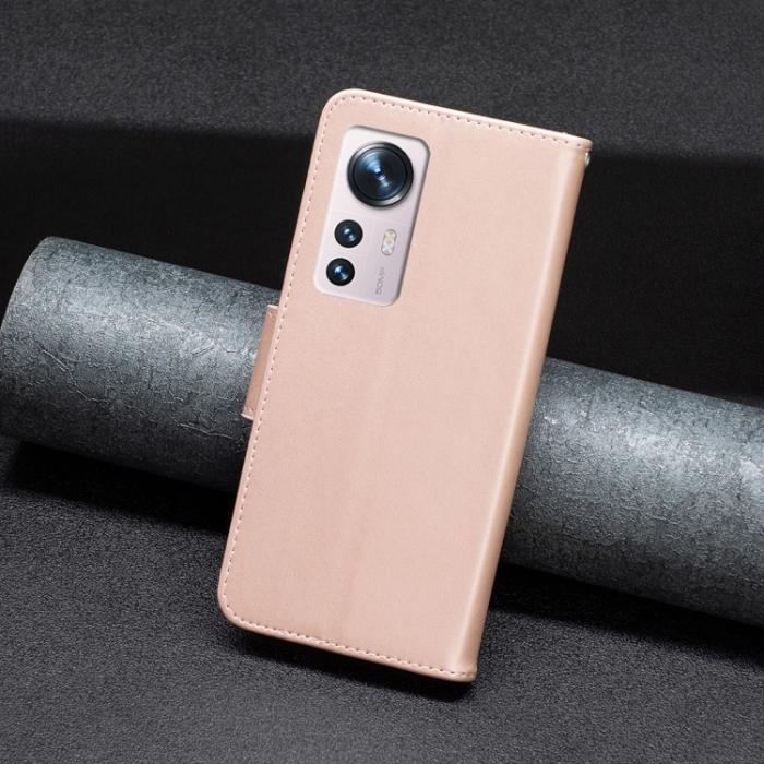 Bild 6,  Xiaomi 12 Fodral Tryck Butterfly Roséguld - Teknikhallen.se