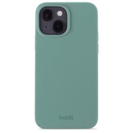 holdit holdit iPhone 15 Mobilskal Silikon Moss Green - Teknikhallen.se