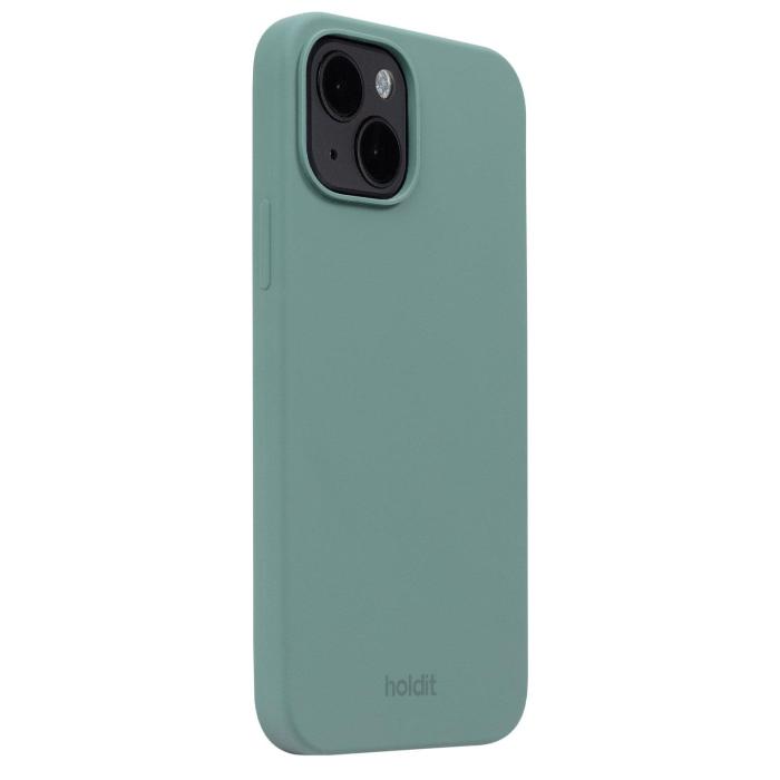Bild 2, holdit holdit iPhone 15 Mobilskal Silikon Moss Green - Teknikhallen.se